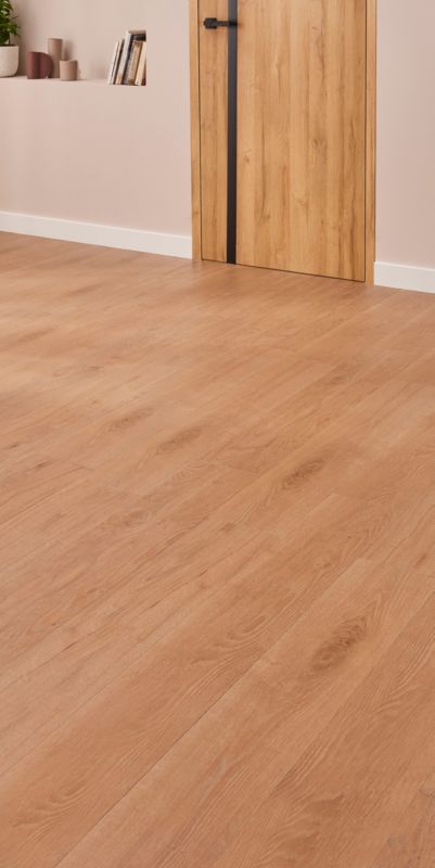 Frostbestandig glaseret Molly-gulvflise 20 x 120 cm beige 1,2 m²