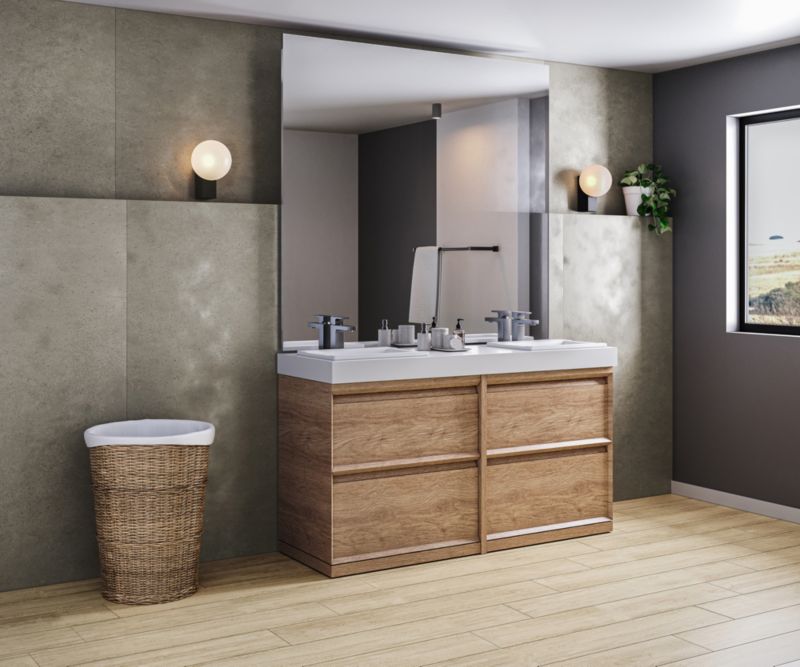 Frostbestandig glasert Norrona gres 20 x 120 cm honey 1,44 m²