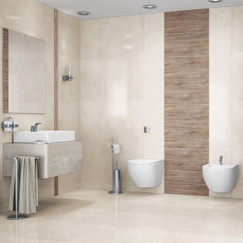 Frostbestandig glaseret Prince klinke 60 x 60 cm white lappato