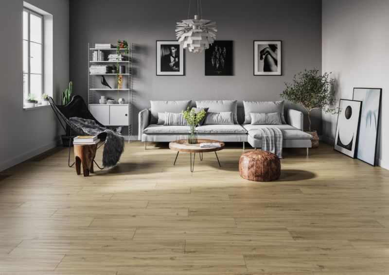 Frostbestandig glaseret Suomi klinke 15,5 x 62 cm cream 1,34 m²