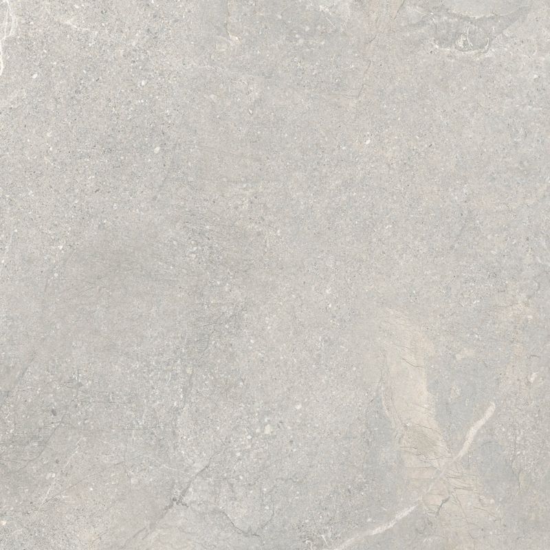 Frostbestandig glaseret porcelænsflise Tanger 60 x 60 cm lys grå 1,44 m²