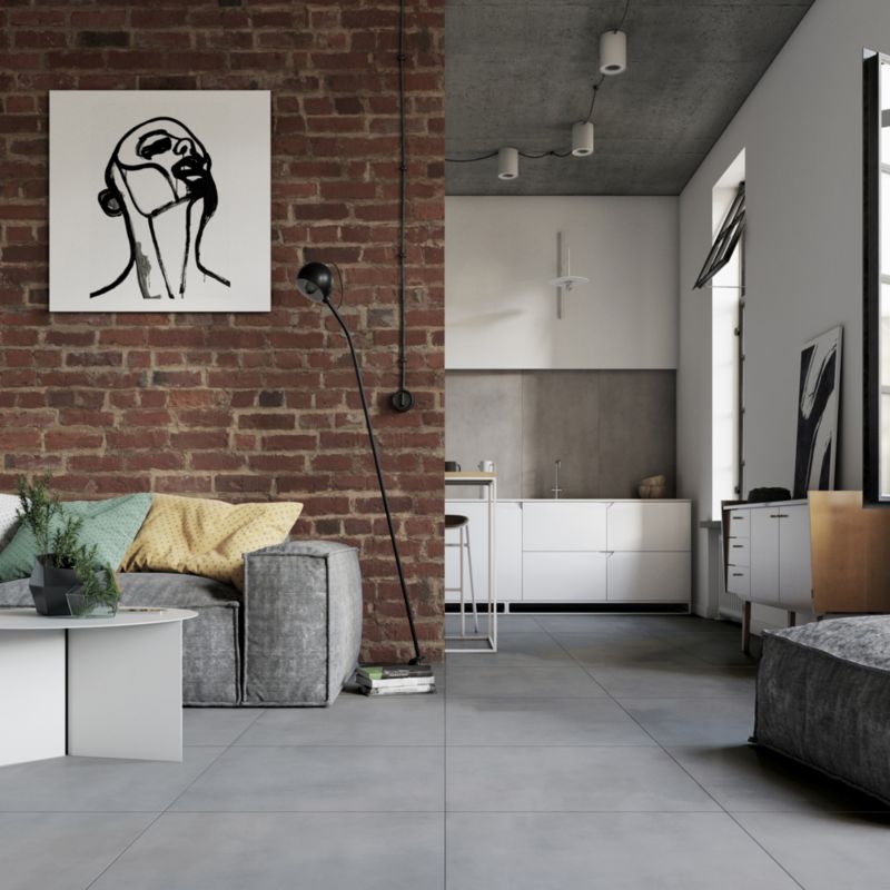 Frostsikker glasurbelagt gres Tryton 60 x 60 cm anthracite 1,8 m²