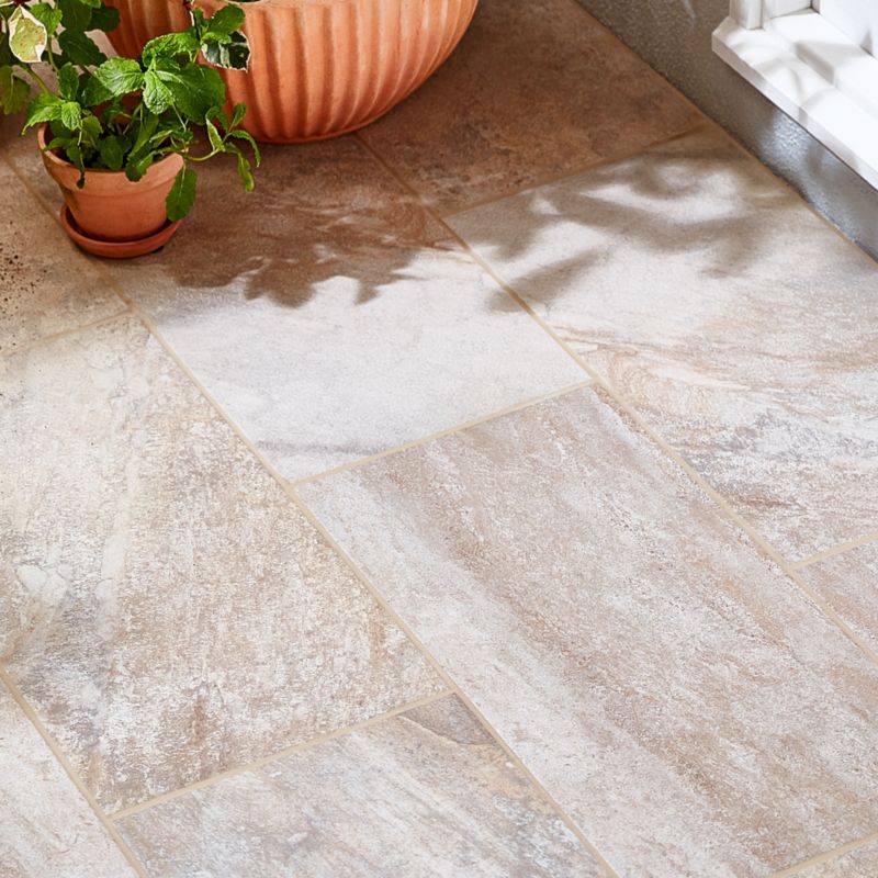 Frostbestandig Volfy GoodHome porcelænsflise 30 x 60 cm beige 1,26 m²