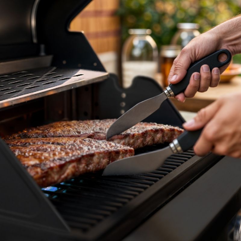 Blaupunkt gasgrill med 3 brændere og 1 sidebrænder, støbejernsrist GG301, 1 stk.