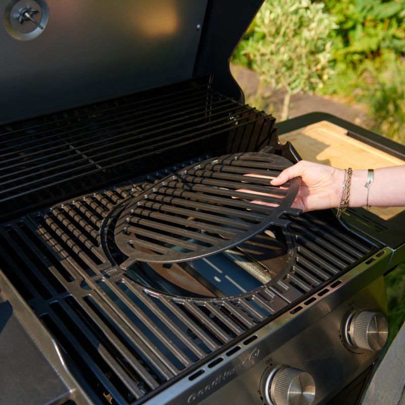 Gasgrill Attaia 3 Brændere Sort