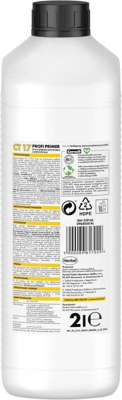 Dybdepenetrerende grunding Ceresit CT 17 2 l