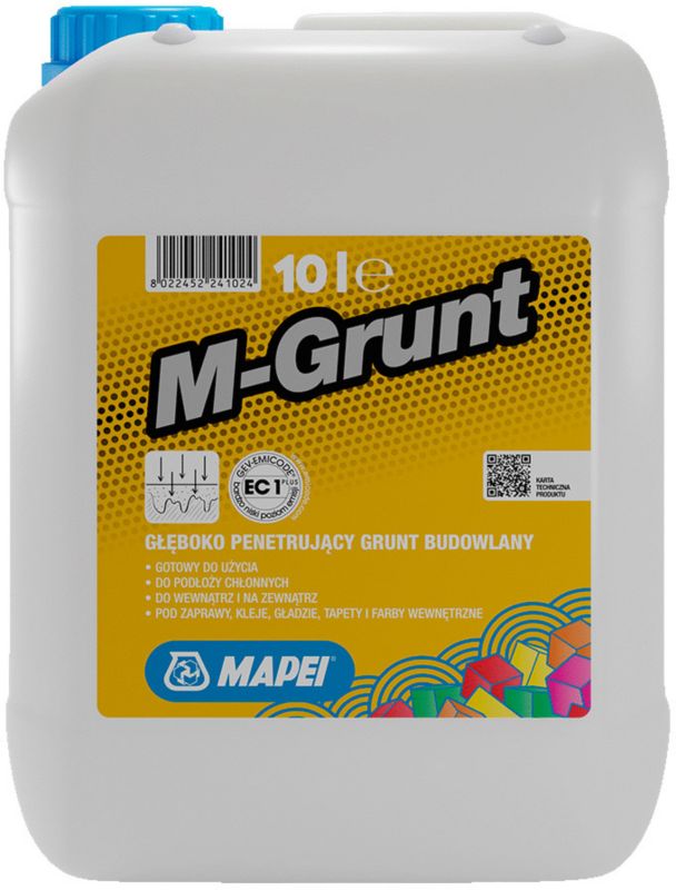 Dybttrængende primer Mapei M-Grunt 10 l