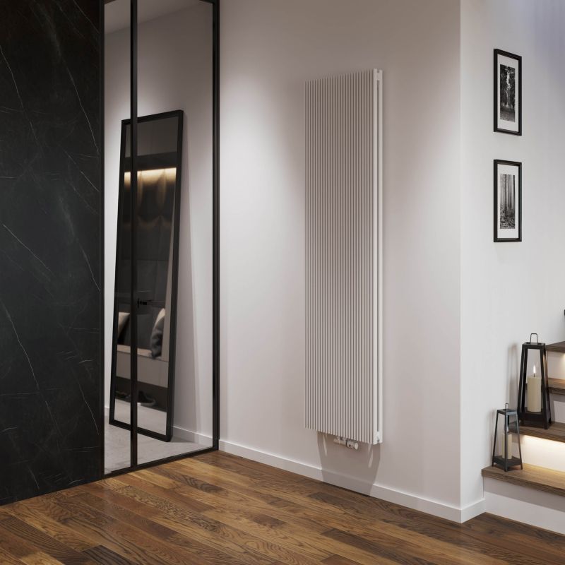 Dekorativ radiator Instal-Projekt Afro New X 180 x 40 cm hvid