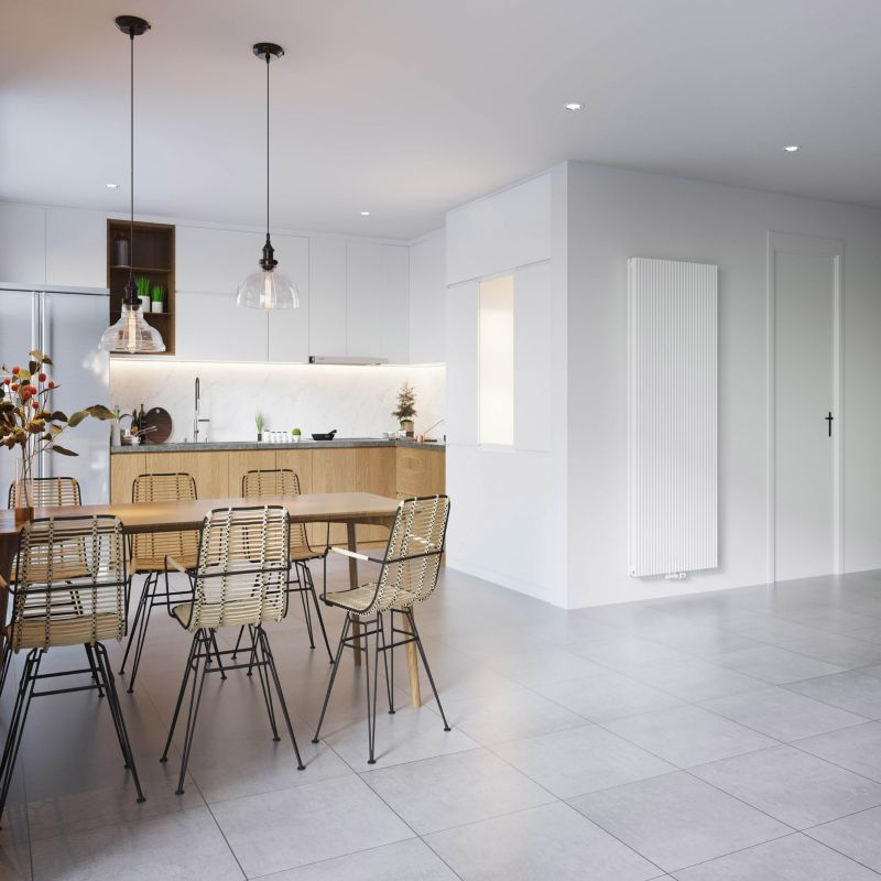 Dekorativ radiator Instal-Projekt Mab X 180 x 67 cm hvid