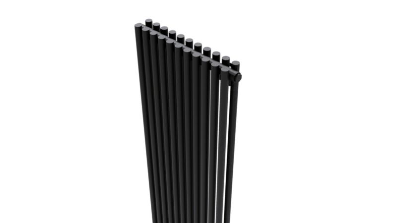 Dekorativ radiator Luxard Picco 180 x 40 cm mat-sort