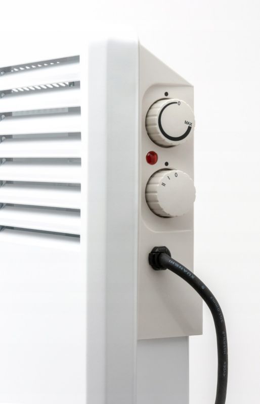 Elektrisk konvektorvarmer Kaltmann K-OK1000 10 m² 1000W hvid 1 stk.