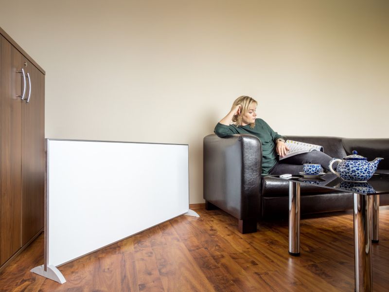 Kaltmann 720W infrarød el-radiator med Wi-Fi og fjernbetjening til 24 m², 1 stk.