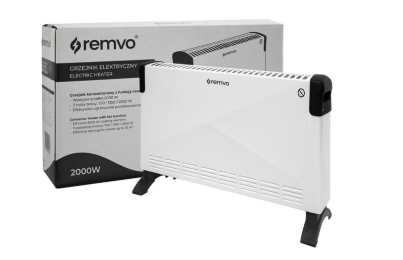 Konvektor Radiator RMCH 2000W 53,5x32,5 cm Hvid