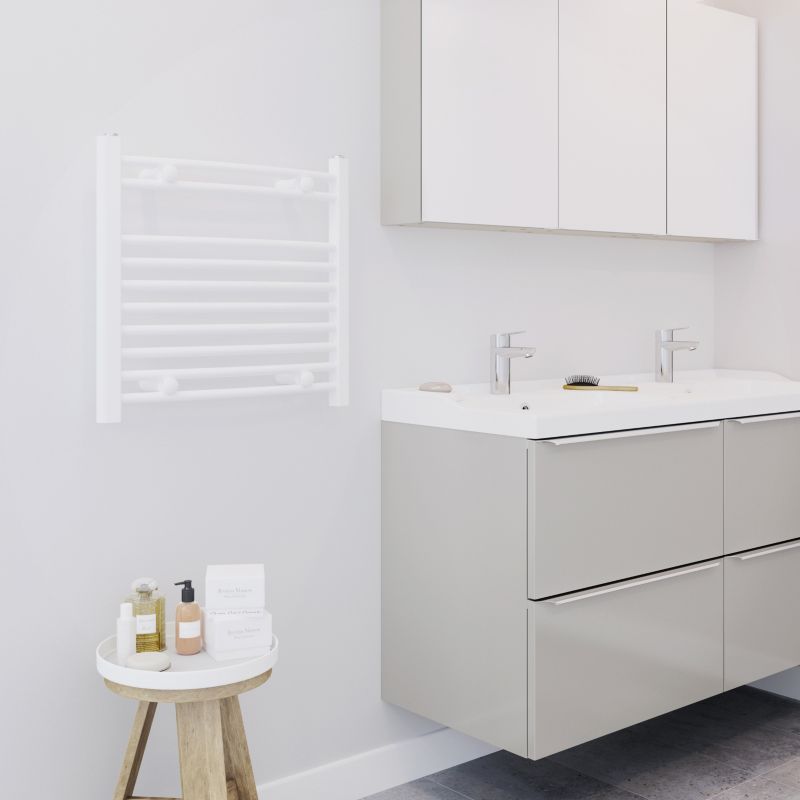 Blyss profileret badeværelsesradiator 500 x 550 mm hvid