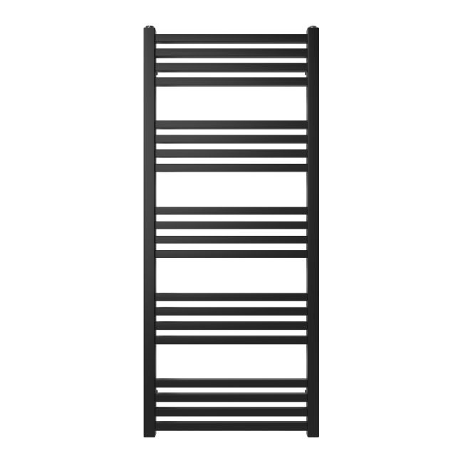 GoodHome Duala badeværelsesradiator 105 x 45 cm mat-sort