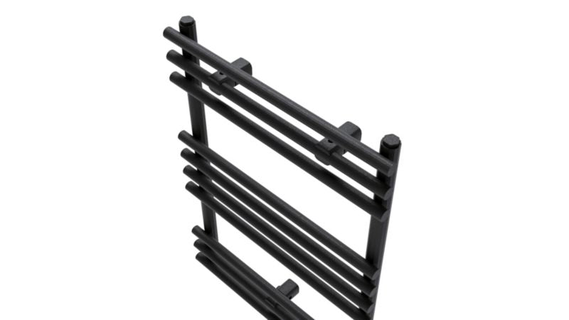 Luxrad Picco badeværelsesradiator 67,7 x 50 cm mat-sort