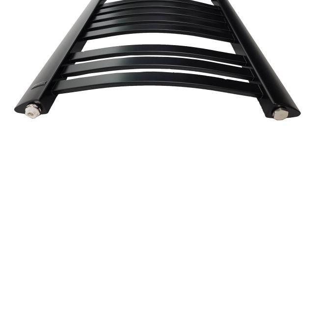 Sort Rubin badeværelsesradiator 75 x 48 cm