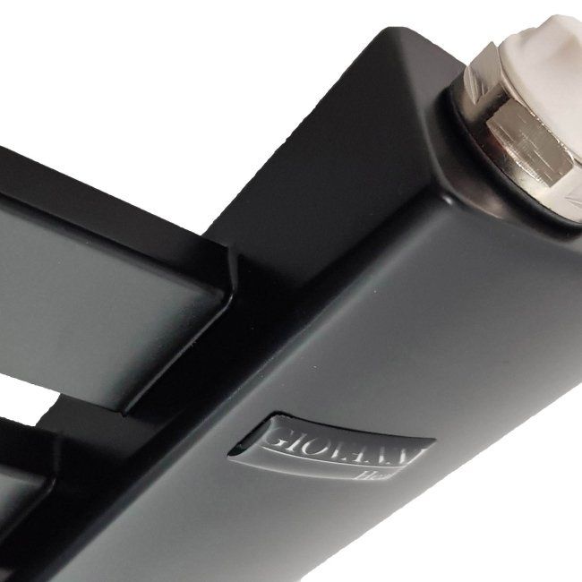 Sort badeværelsesradiator Rubin 95 x 48 cm