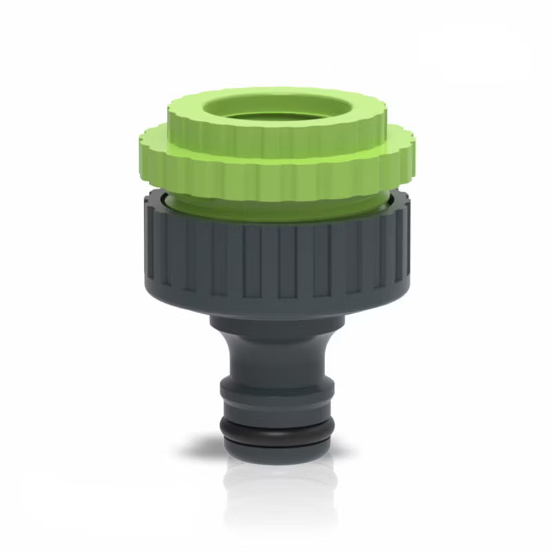 Hanekobling Universal 1/2" - 3/4" - 1" Grøn