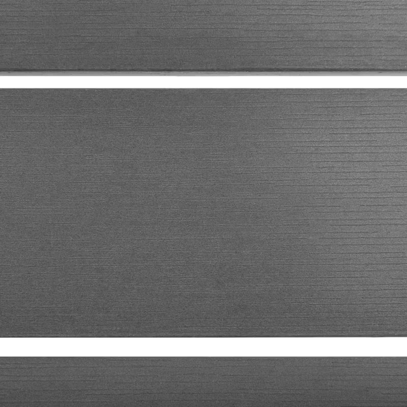 Havebord Prato 95x95 cm Grå Aluminium