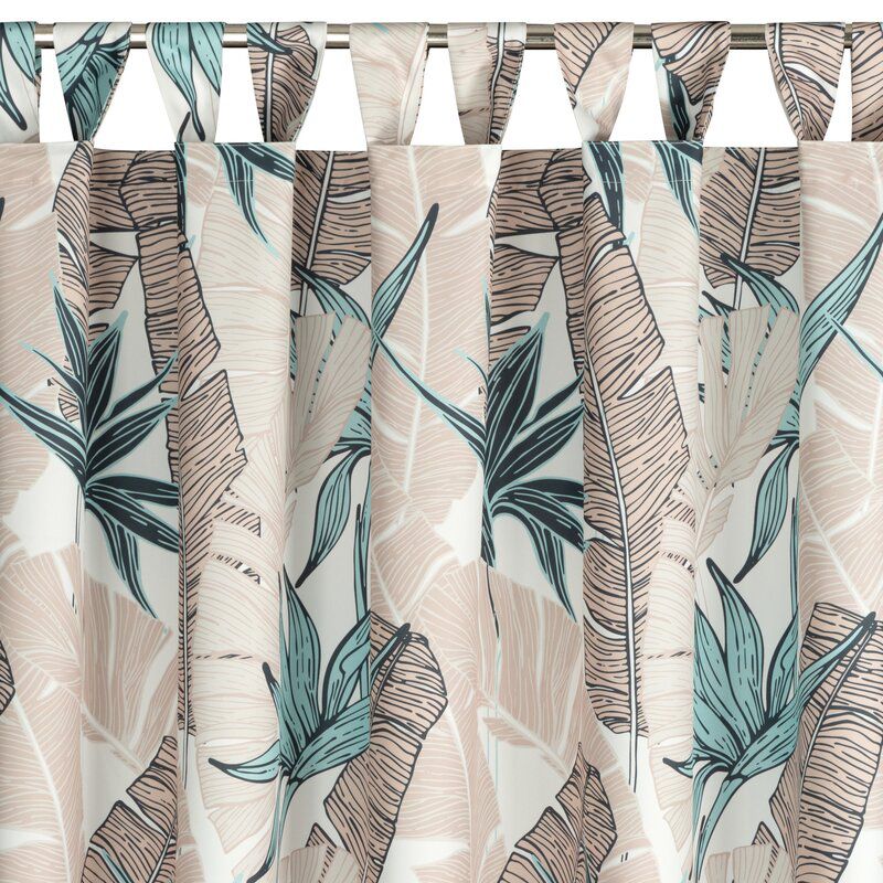 Havegardin 155x220 cm Beige Grøn Vandtæt