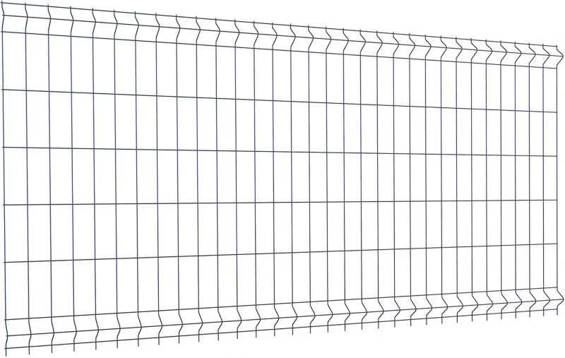 Hegnspanel 123x250 cm Antracit Stål