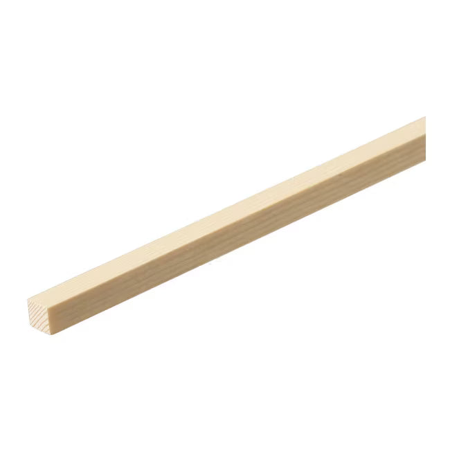 Høvlet Fyrrelise 10x10x1000 mm Natur