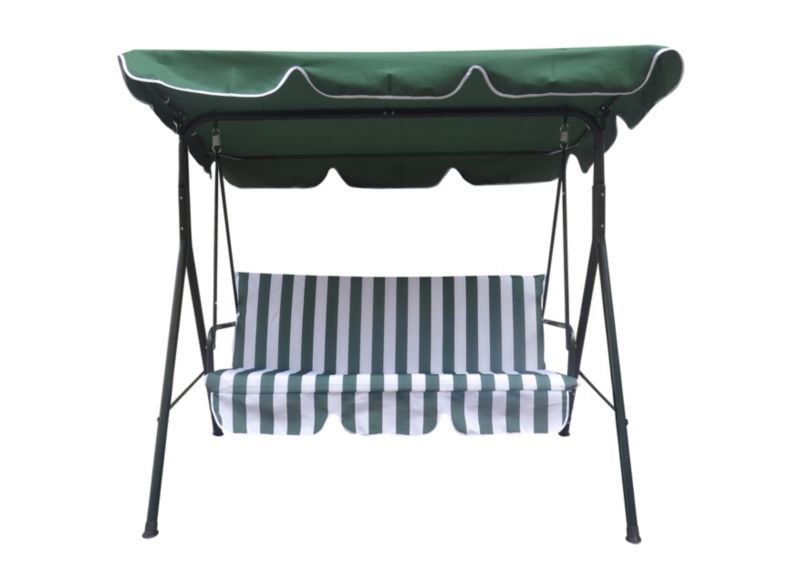 Grøn havegyngestol
