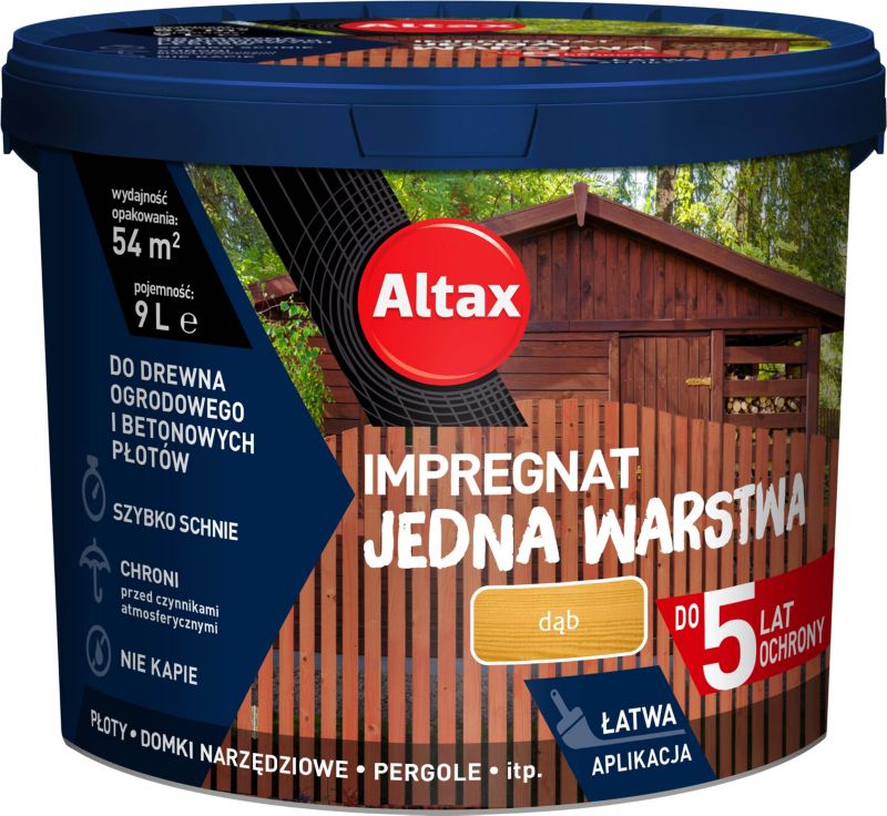 Altax Impregnering Én Lag Eg 9 l