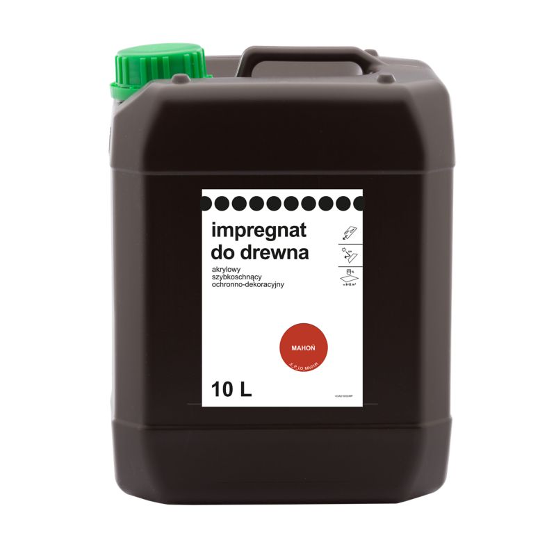 Mahognifarvet træimprægnering 10 l