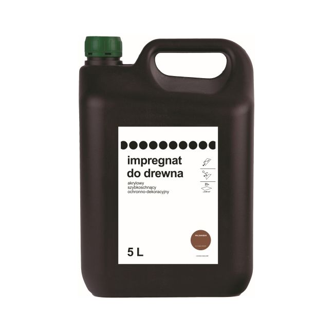 Mahognifarvet træimprægnering 5 l