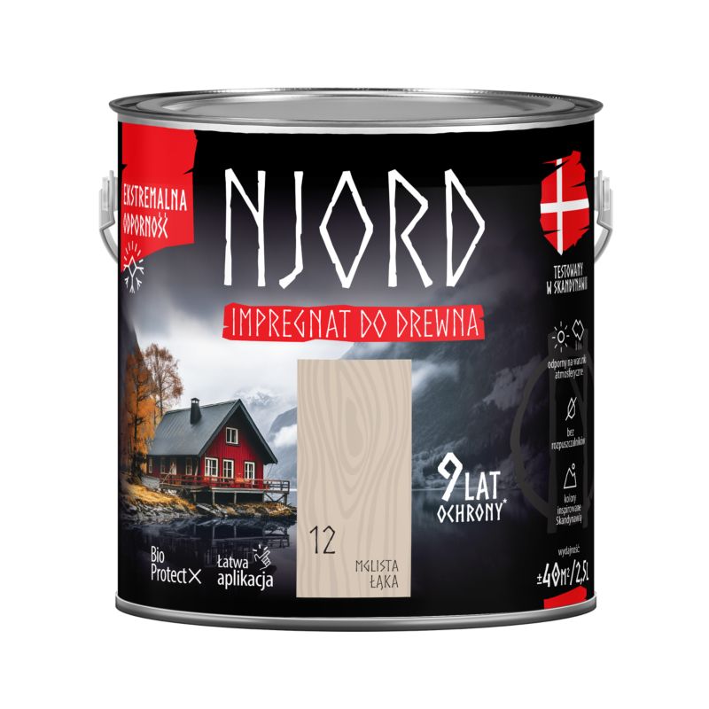 Njord træimprægnering tåget eng 2,5 l