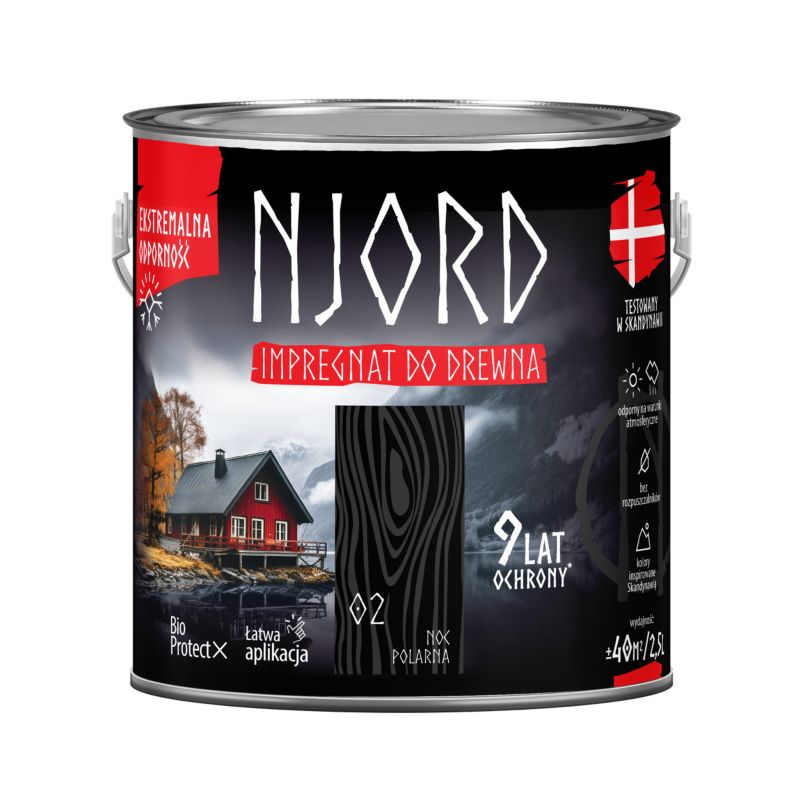 Njord polar nat træimprægnering 2,5 l
