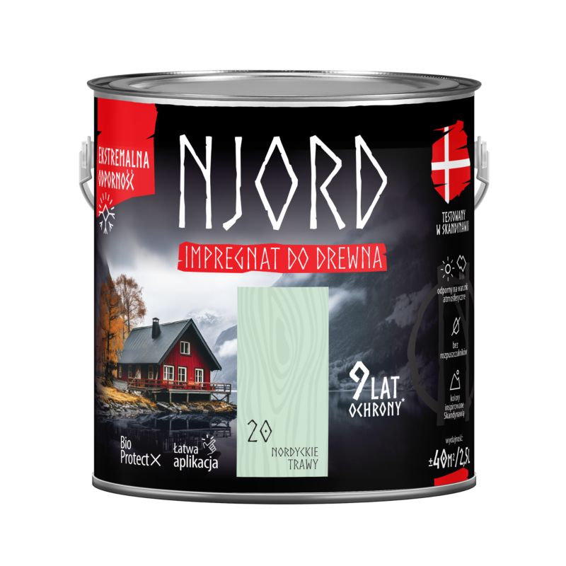 Njord træimprægnering nordiske græsser 2,5 l