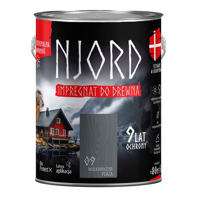 Njord træimprægnering vulkansk strand 5 l