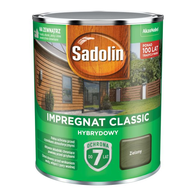 Sadolin hybrid træimprægnering grøn 0,75 l