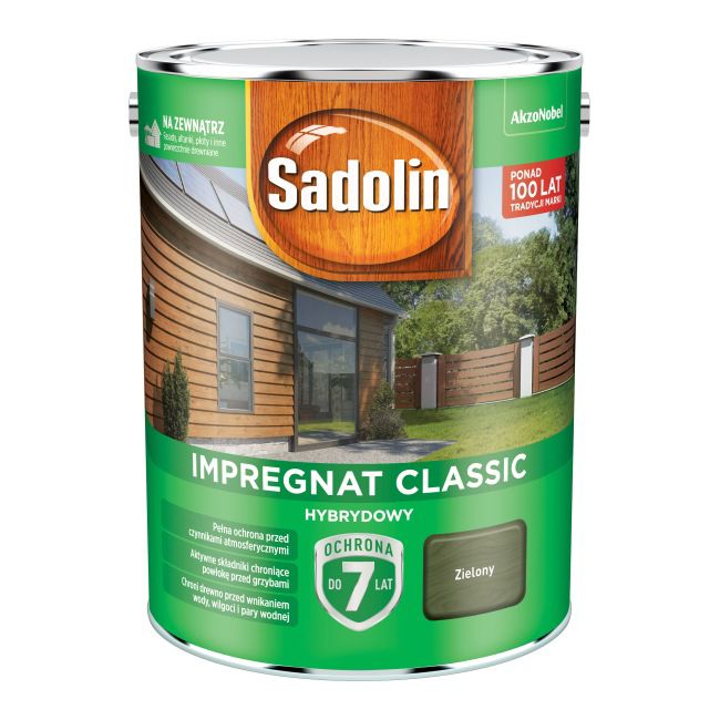Sadolin hybrid træimprægnering grøn 4,5 l