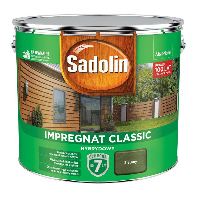 Sadolin hybrid træimprægnering grøn 9 l