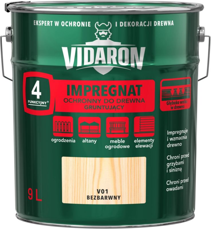 Vidaron klar træimprægnering 9 l