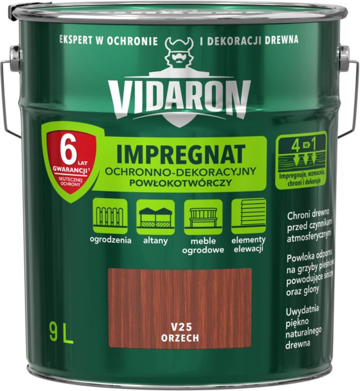 Vidaron træimprægnering valnød 9 l