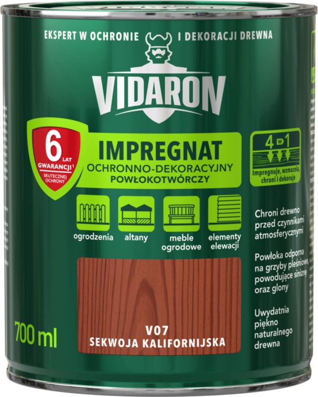 Impregnering til træ Vidaron Californisk sekvoja 0,7 l