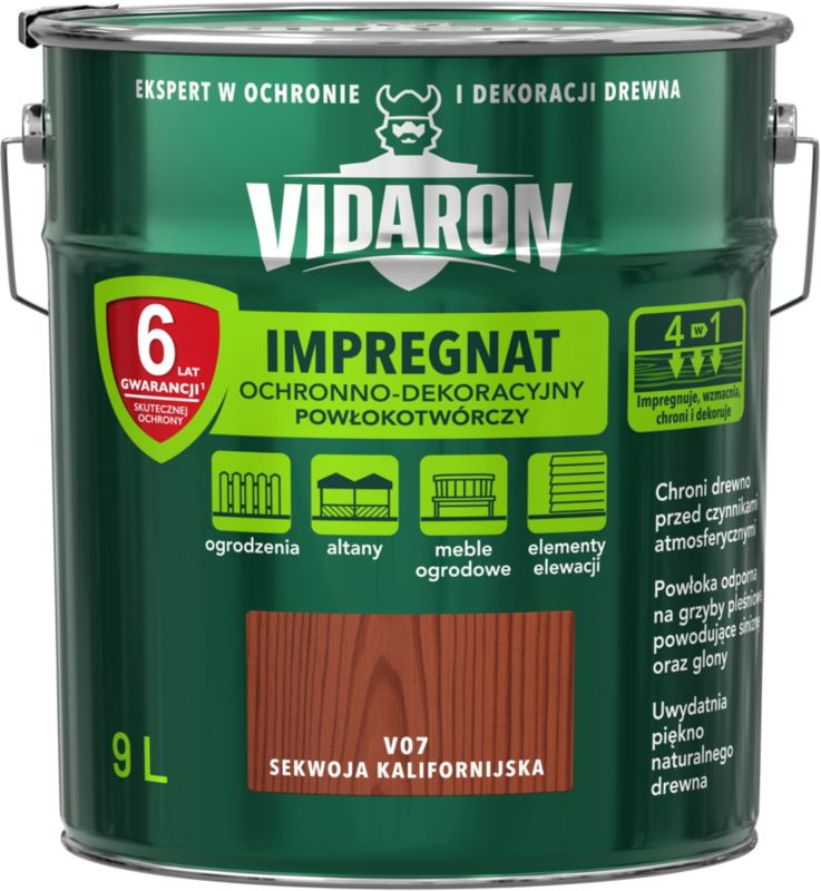 Vidaron træimprægnering i kalifornisk sekvoja, 9 l