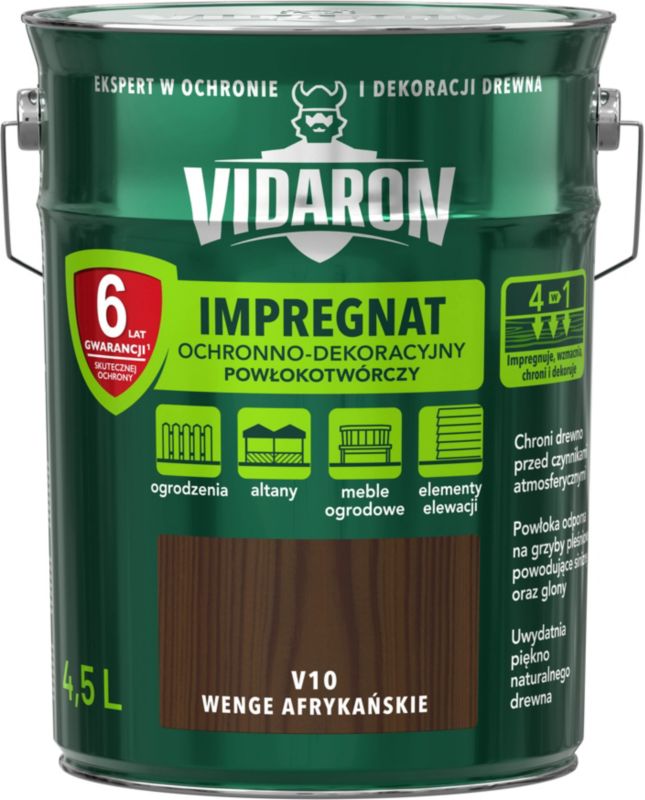 Impregnering til træ Vidaron afrikansk wenge 4,5 l