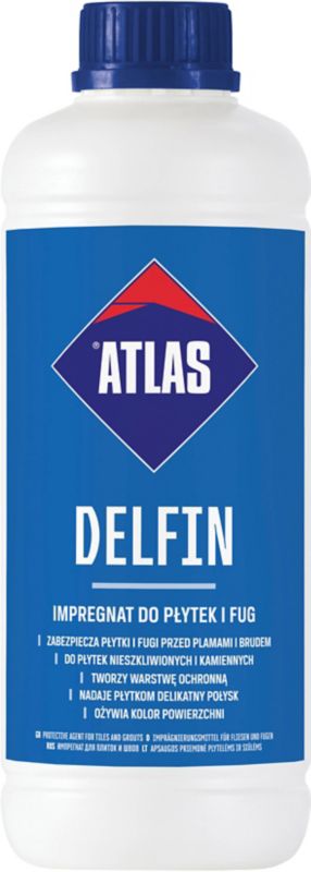 Impregnering til fliser og fuger Atlas Delfin 1 kg