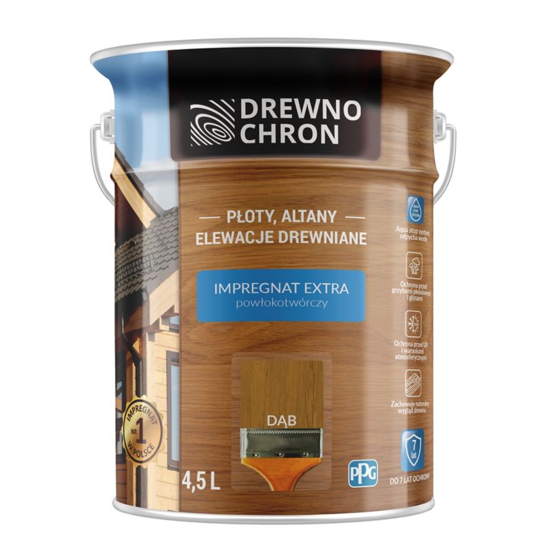 Drewnochron Extra overfladebeskyttende imprægnering eg 4,5 l