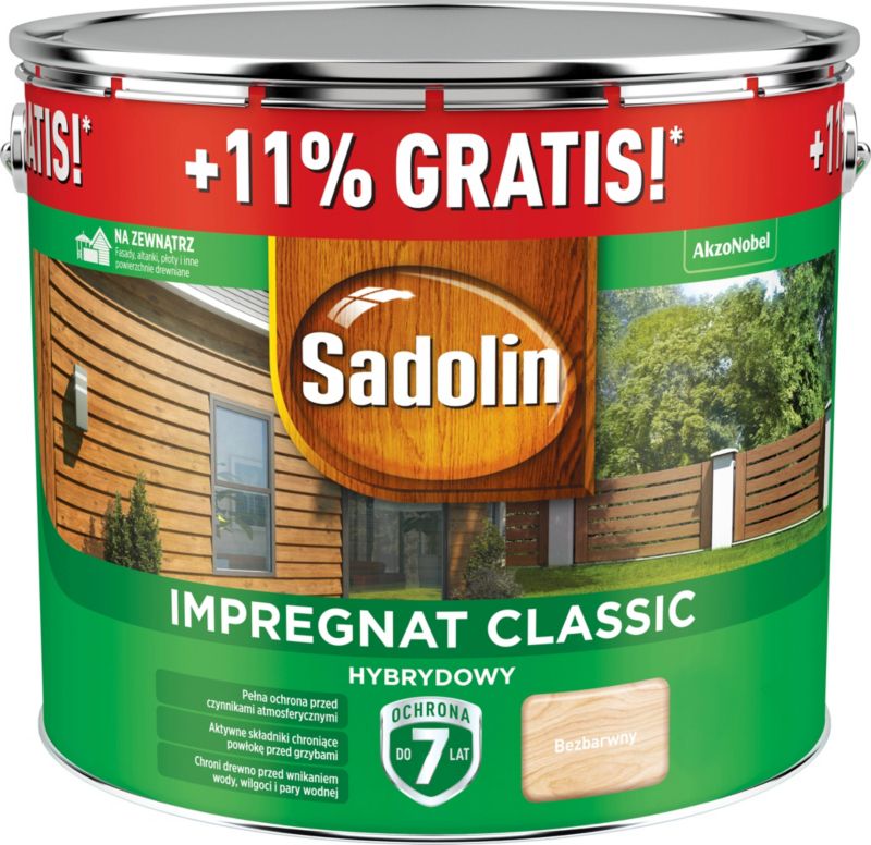 Sadolin Classic hybrid-impregnering klar 10 l