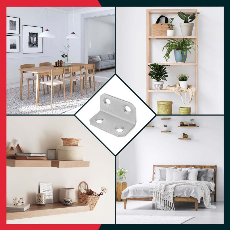 Konstruktion vinkelbeslag KOTARBAU til montering 60x60x60 mm, 100 stk.