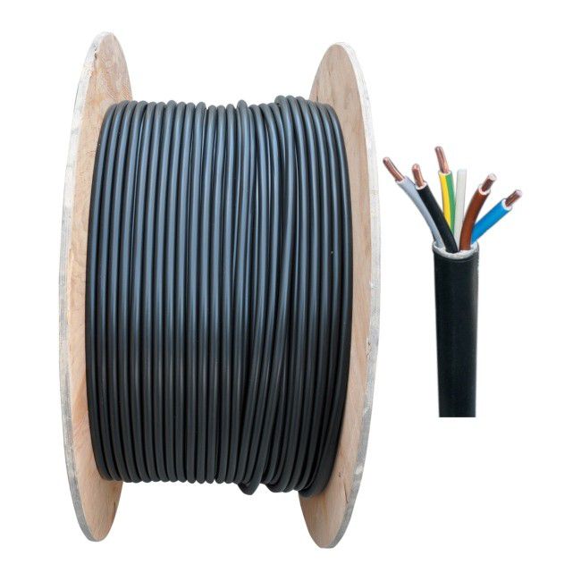 Installationskabel AKS Zielonka YKY 5 x 2,5 mm² 1 m