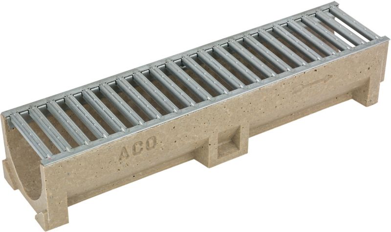ACO Self 2 kanal 0,5 m 10 cm galvaniseret