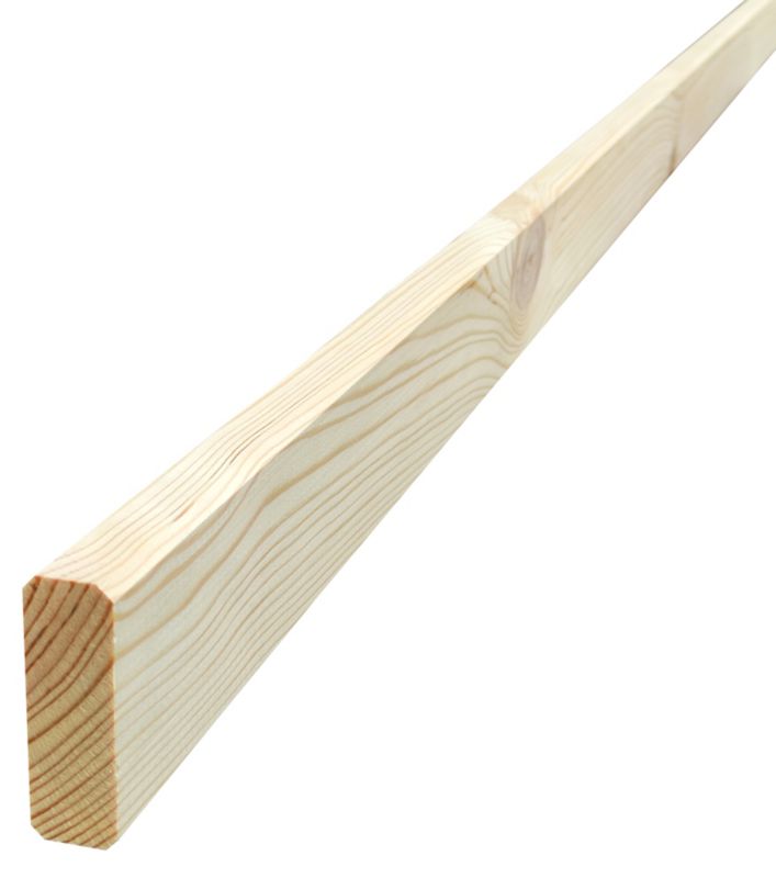 Strøget kanttræ 20 x 60 x 1500 mm